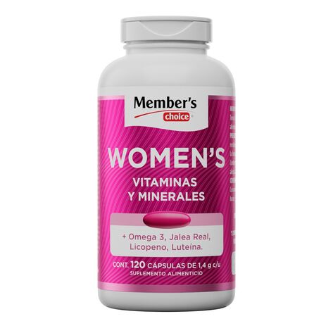 Member&acute;s Choice Wome&acute;s vitaminas y minerales con 120 capsulas