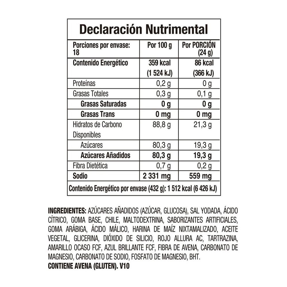 Paleta de Chile Rockaleta Sonrics 25/24 g image number 1