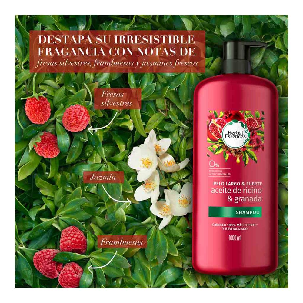 Shampoo Prol&oacute;ngalo Herbal Essences 958 ml image number 4