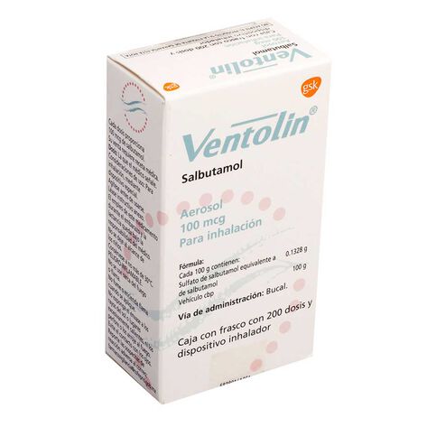 Ventolin 100mcg Aero 200 Dsis