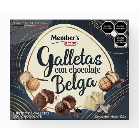 Galletas con Chocolate Belga 420g. M.CH.
