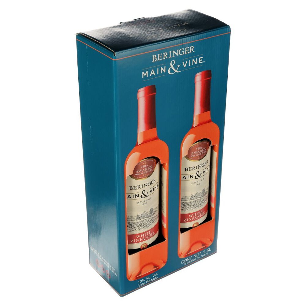 Vino Rosado Beringer White Zinfandel 2/750 ml image number 1