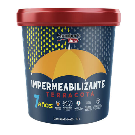 IMPERMEABILIZANTE TERRACOTA 19 L