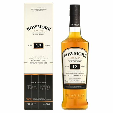Bowmore 12 A&ntilde;os 700 ML