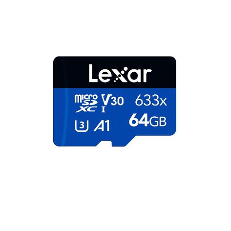 Memoria Micro SD con Adaptador Lexar 64GB