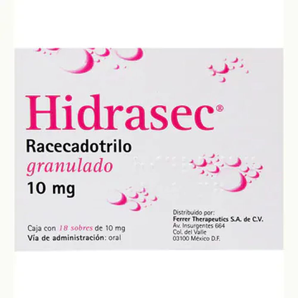 Hidrasec 10 mg Granulado Oral 18 Sobres image number 0