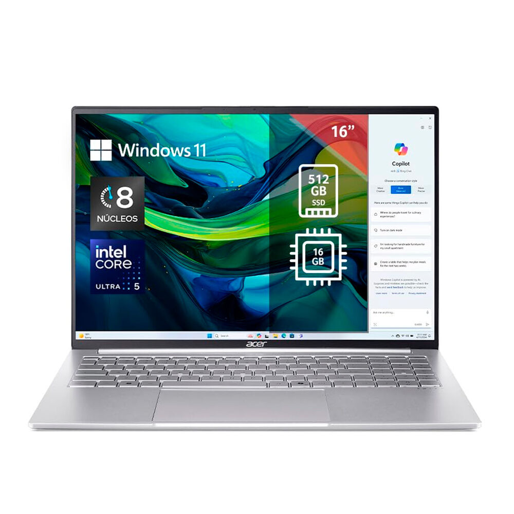 Laptop Acer Swift Lite 16&rdquo; Core Ultra 5 / 16GB / 512GB SSD image number 1