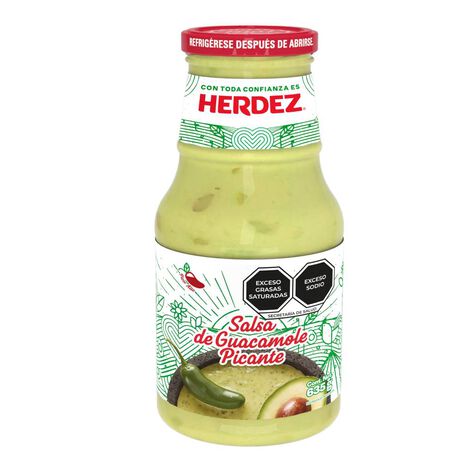 Salsa Tipo Guacamole Picante Herdez 635 g