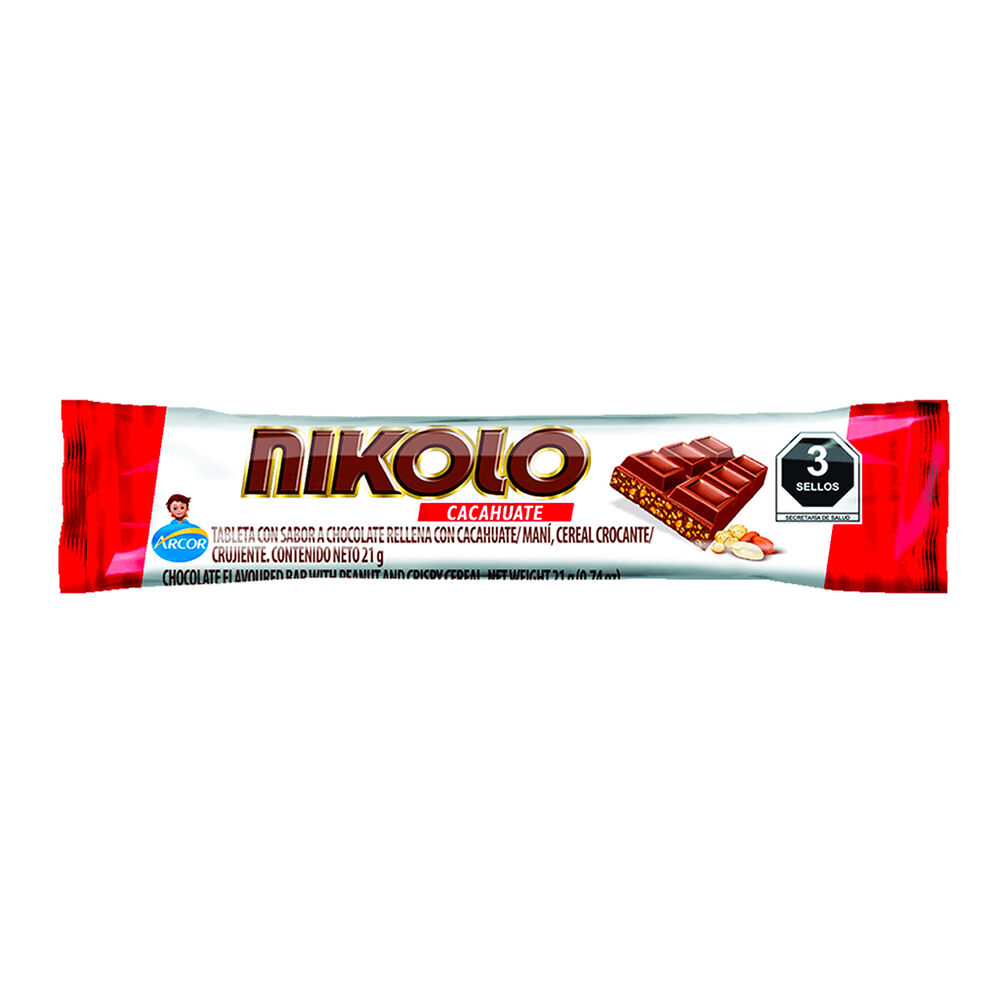 Chocolate en Barra Nikolo 35/21 g image number 1