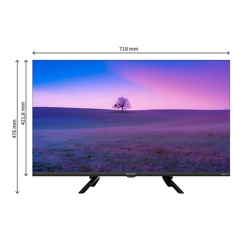 Pantalla  32" SHARP HD Roku TV 2T-C32GF2330U image number 4