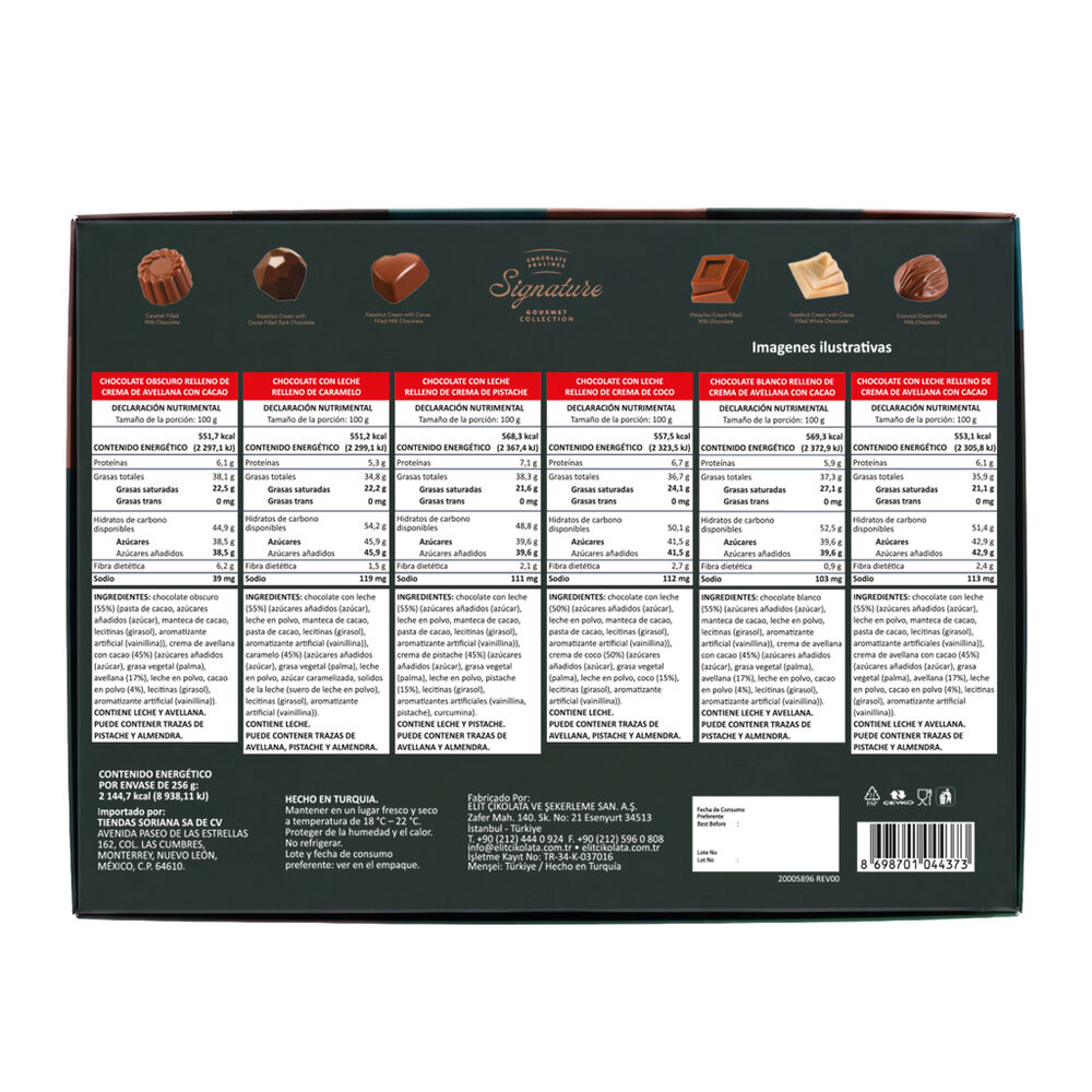 Chocolates Surtidos Signature Elit 256g image number 1