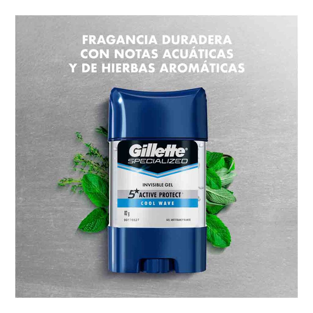 Gel Antitranspirante Cool Wave Gillette  4  / 82 g image number 7