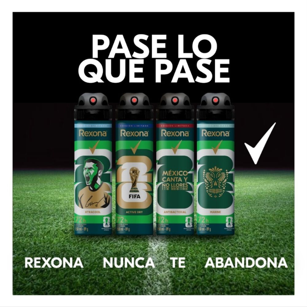 Antitranspirante en Aerosol Rexona + Bufanda FIFA 4 / 150 ml image number 1