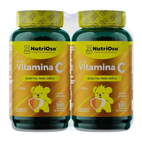 Nutrioso kids Vitamina C C/100 gom 2 Pack