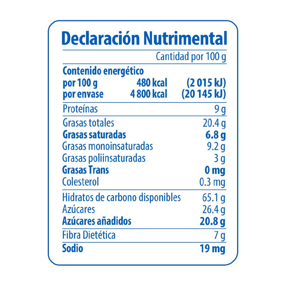 Granola Sabor Yogurt Crujinola 1 Kg image number 2
