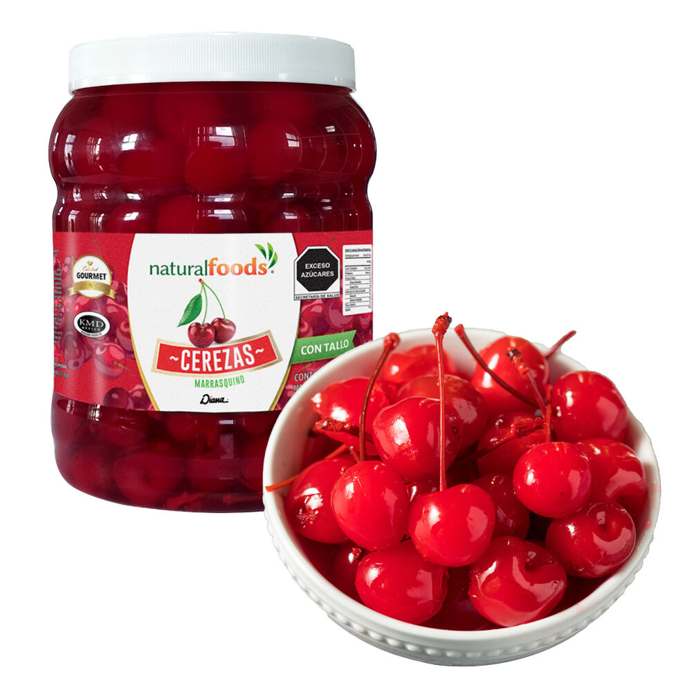 Cerezas con Tallo Marrasquino Diana 2.1 Kg image number 1