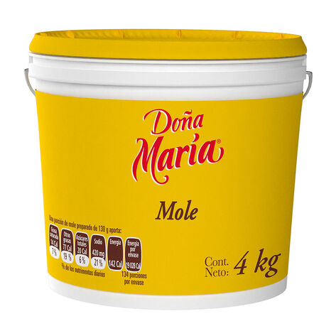 Mole en Pasta Do&ntilde;a Mar&iacute;a 4 Kg