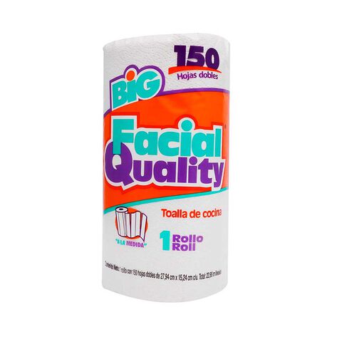 Toalla De Cocina Big Facial Quality 180 hojas