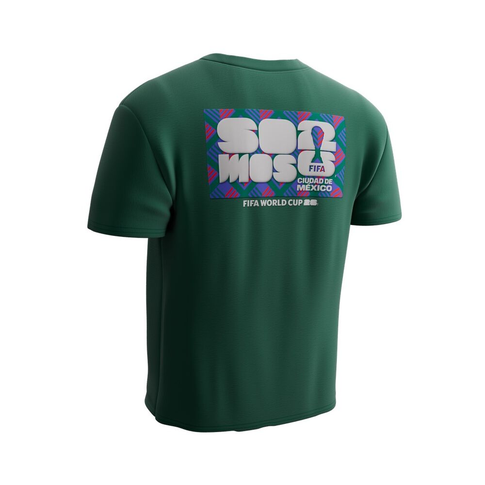 Playera Caballero Manga Corta CDMX Verde TG Fifa image number 1