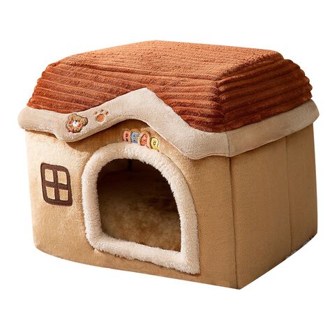 Cama Casa de Jenjibre para Mascota Link Life Pieza