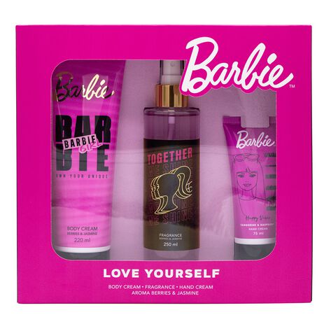 Estuche de Barbie con Crema corporal