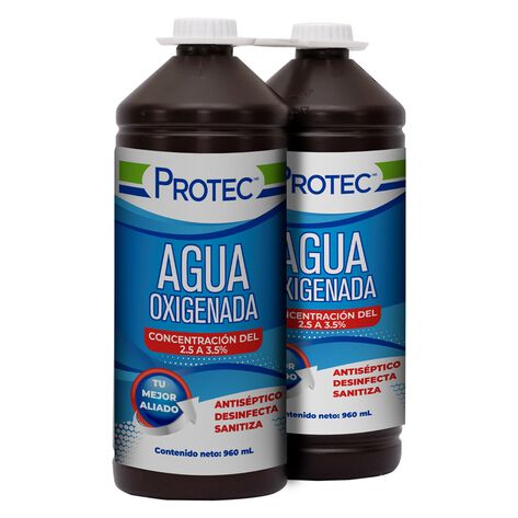 AGUA OXIGENADA PROTEC 2/960 ML