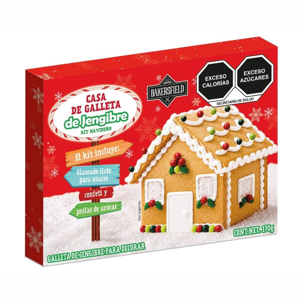 Kit Navide&ntilde;o Casa Galleta Jengibre 3/170 g image number 1