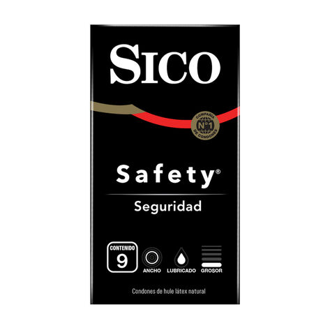 Condones Sico Safety 9 Piezas