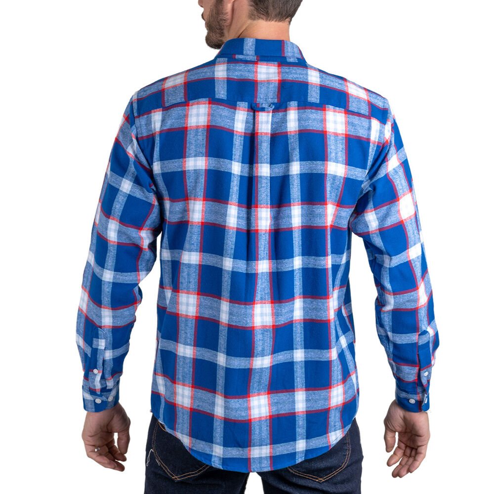 Camisa de Franela Manga Larga Cuadros Azul M Lee image number 3