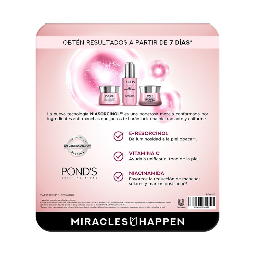 Set Serum 30 ml  + 2 Cremas Faciales  50 ml Ponds image number 1