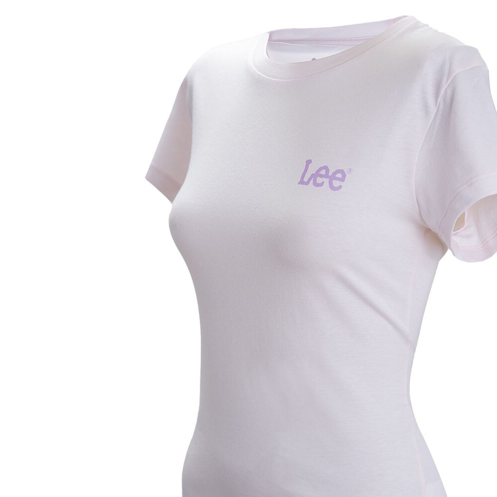 Playera Manga Corta Rosa Talla M Lee image number 1