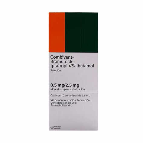 Combivent 2.5/0.5mg Solneb 10 Pzas