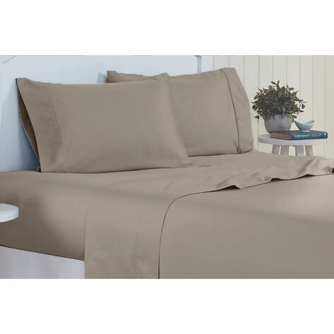 Juego de sabanas micorfibra gris king Relax Home