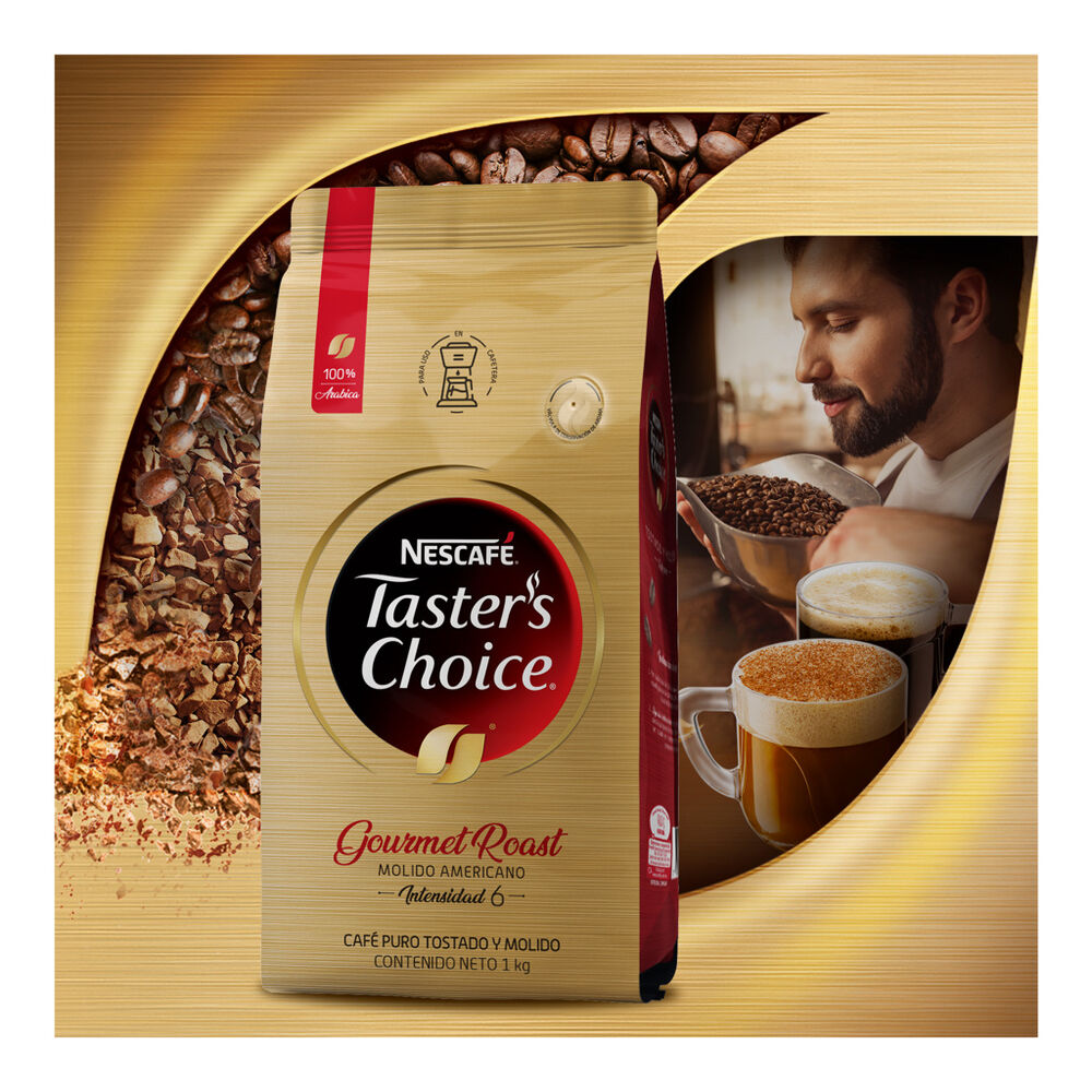 Caf&eacute; Tostado Molido Nescaf&eacute; Taster's Choice 1 Kg image number 3