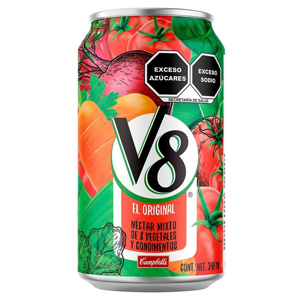 Jugo 8 Verduras V8 Original 6/340 ml image number 1