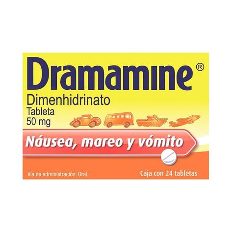 Dramamine 50Mg Tab Con 24