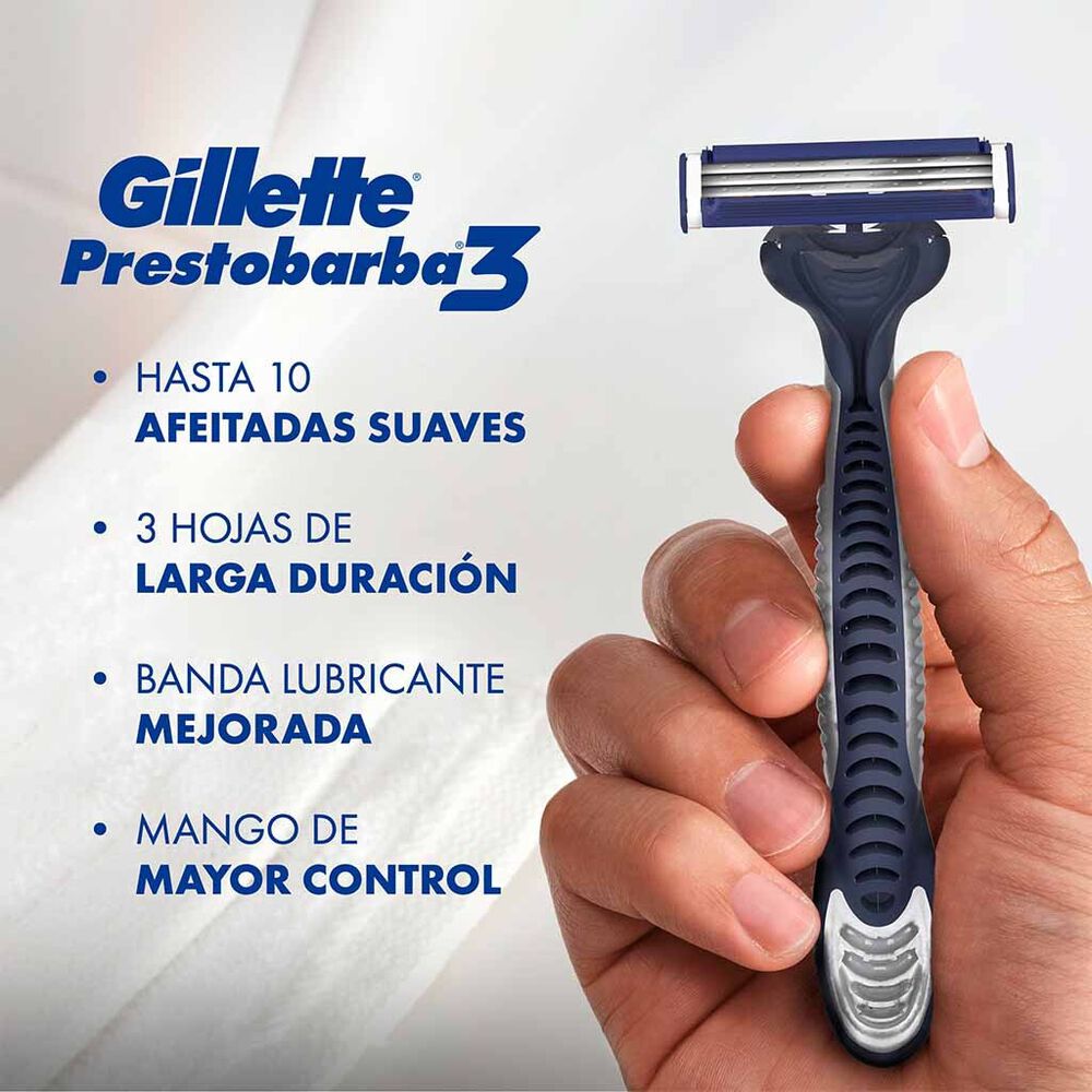 Rastrillo Prestobarba 3 Gillette 16 pzas image number 1