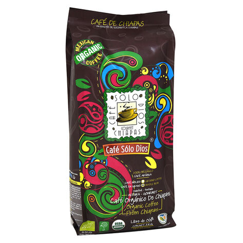 Caf&eacute; Tostado en Grano Solo Dios 1 Kg