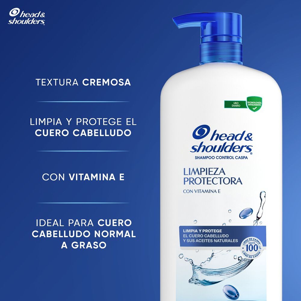 Shampoo Limpieza Protectora Head & Shoulders 1.19 L image number 1