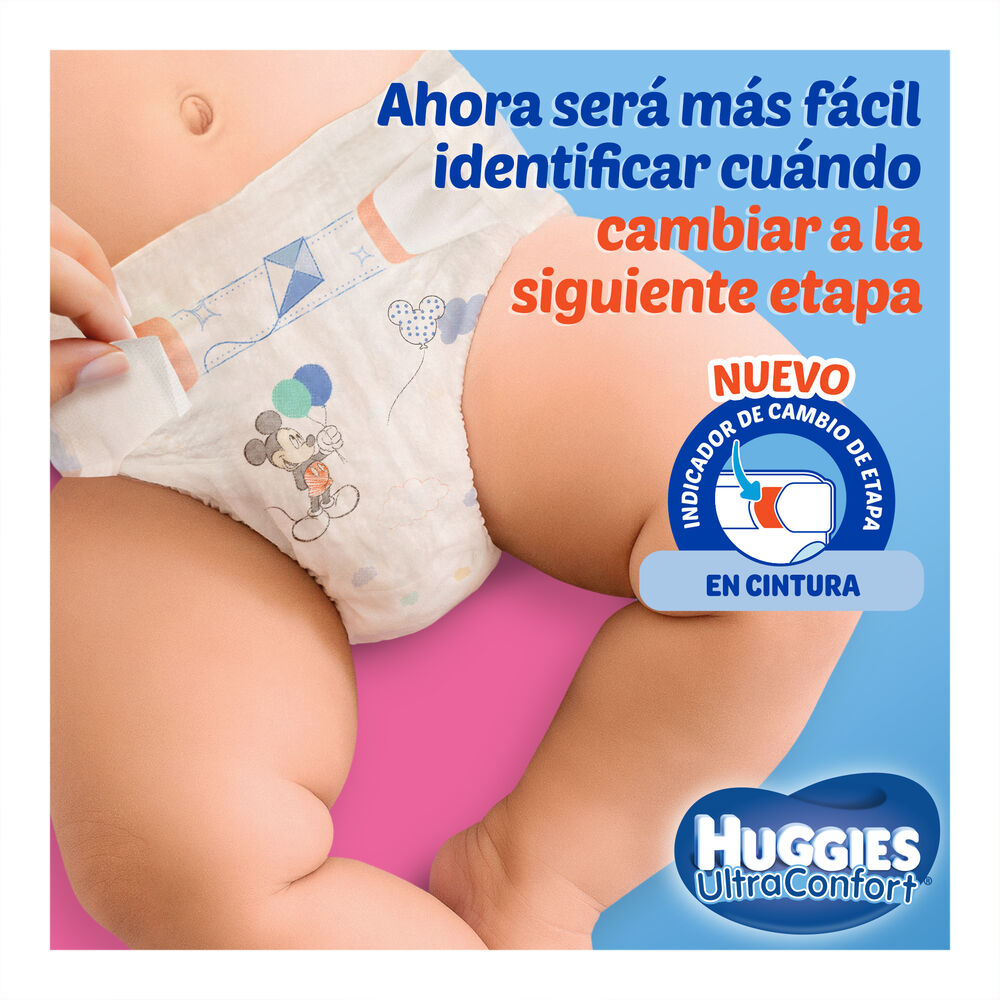 Pa&ntilde;al Etapa 6 Ni&ntilde;o Huggies UltraConfort 3/30 pzas image number 3