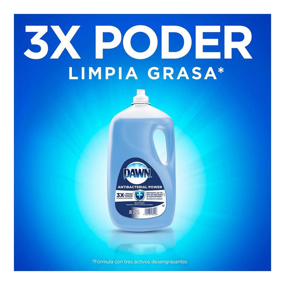 Lavatrastes L&iacute;quido Antibacterial Power Dawn 2.6 L image number 1