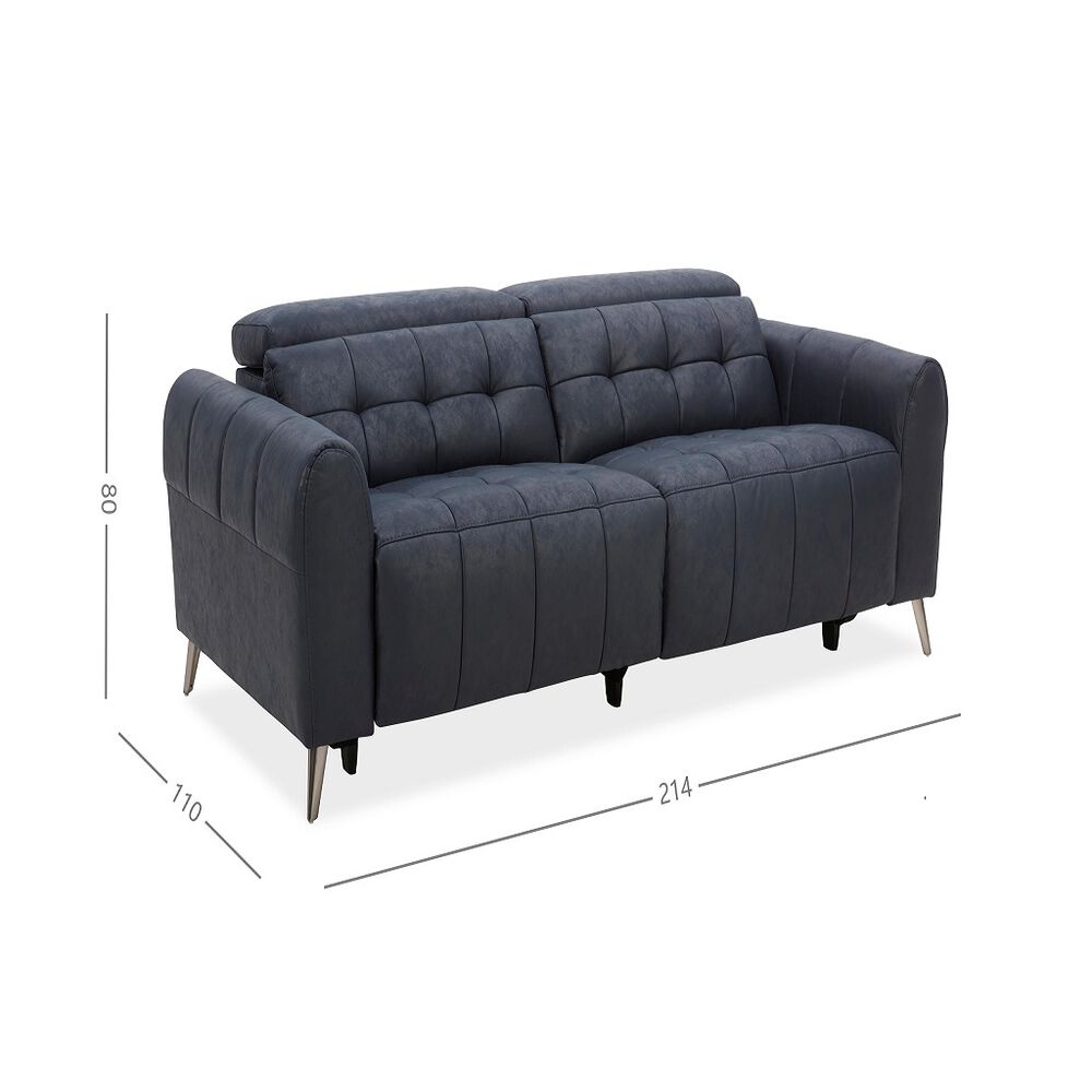 Love Seat Reclinable Velvet Members Choice image number 1