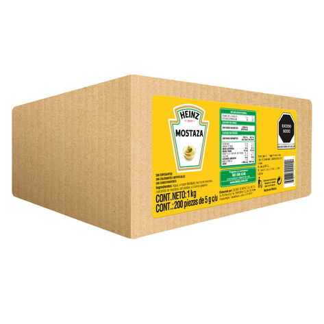 Mostaza Porcionada Heinz  200 /5 g