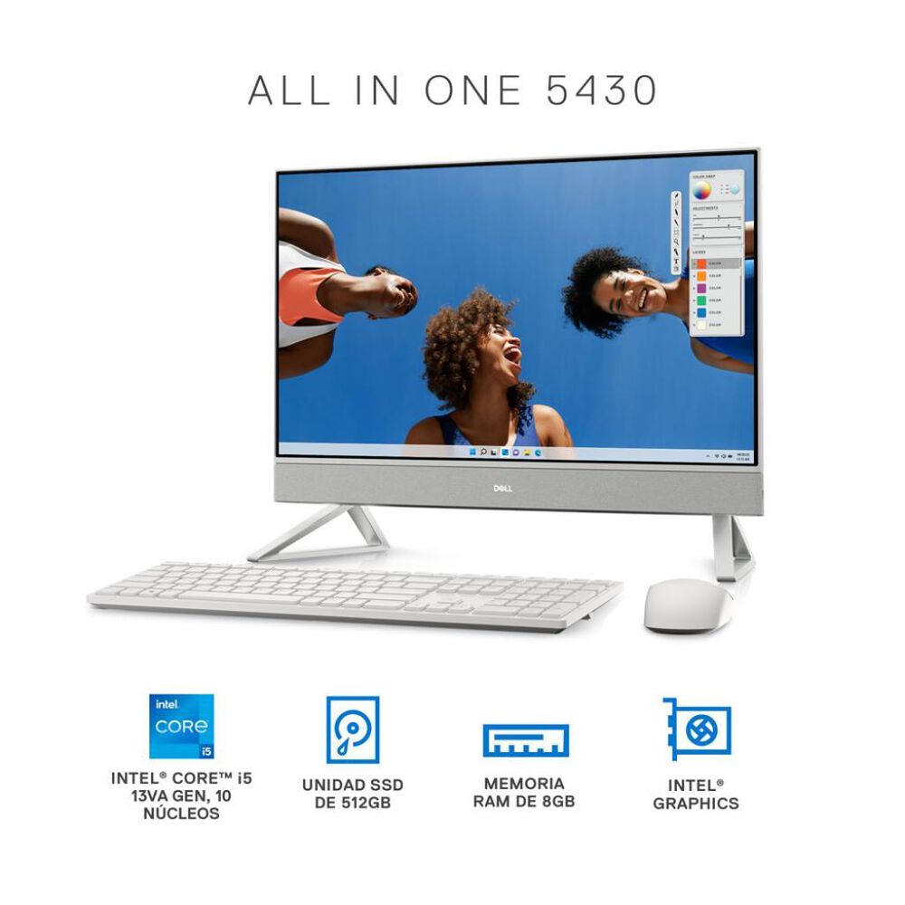 COMPUTADORA DELL INSPIRON 5430 23.8" CI5 8G/512G W11 image number 1