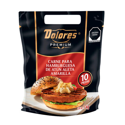 Hamburguesa de At&uacute;n Dolores 10 pza  1  Kg
