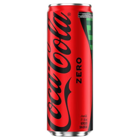 Refresco Coca Cola Zero en Lata 355 ml