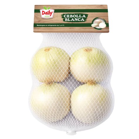 Cebolla Blanca en Malla 1 kg