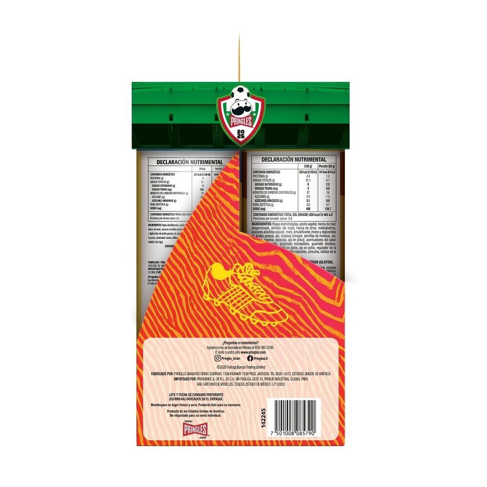 Botana Mix Estadio Pringles 6 pz image number 3