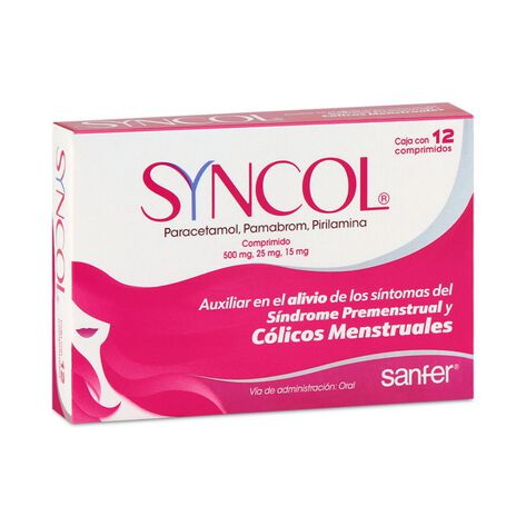 Syncol 500/25/15 Mg Cmpr Con 12
