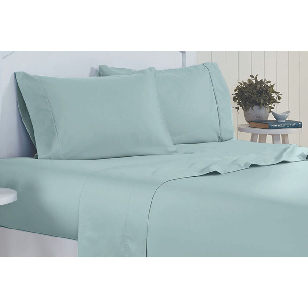 S&aacute;banas Queen 300H azul Algod&oacute;n Egipcio Relax Home image number 1